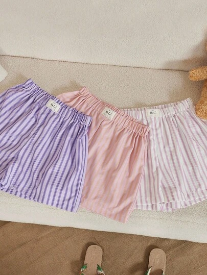 INAWLY Women's Casual Loose Elastic Waist Shorts