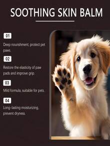 SHEIN 1pc 3pcs 40g Pet Honey Paw Balm, Gentle Nourishing Moisturizing Stick, Deeply Hydrates & Nourishes Paw Pads, Enhancing Elasticity & Preventing Cracked Paws, Suitable For Paws, Nose, Skin Etc., Easy & Safe Application, Excellent Moisturizing Effect - Multicolor - View 3