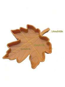 1pc Maple Leaf Shaped Feeding Bowl And Water Dish For Reptile, Turtle, Hamster, Frog, Plasitic, - Green - View 4