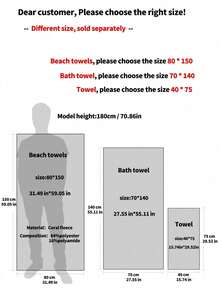 SHEIN Basic living 1/3/8pcs Coral Fleece Super Fine Fiber Bathroom Towel/Bath Towel, Soft And Absorbent Striped Washcloth Or Bath Towel For Home, Bathroom, Pool, Beach Back To School For Beauty Salon Home Bathroom