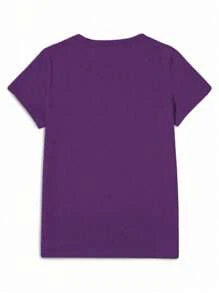 INAWLY Camiseta de manga corta de talla grande con estampado floral casual de verano - Multicolor - Ver 2