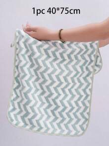 SHEIN Basic living 1/3/8pcs Coral Fleece Super Fine Fiber Bathroom Towel/Bath Towel, Soft And Absorbent Striped Washcloth Or Bath Towel For Home, Bathroom, Pool, Beach Back To School For Beauty Salon Home Bathroom