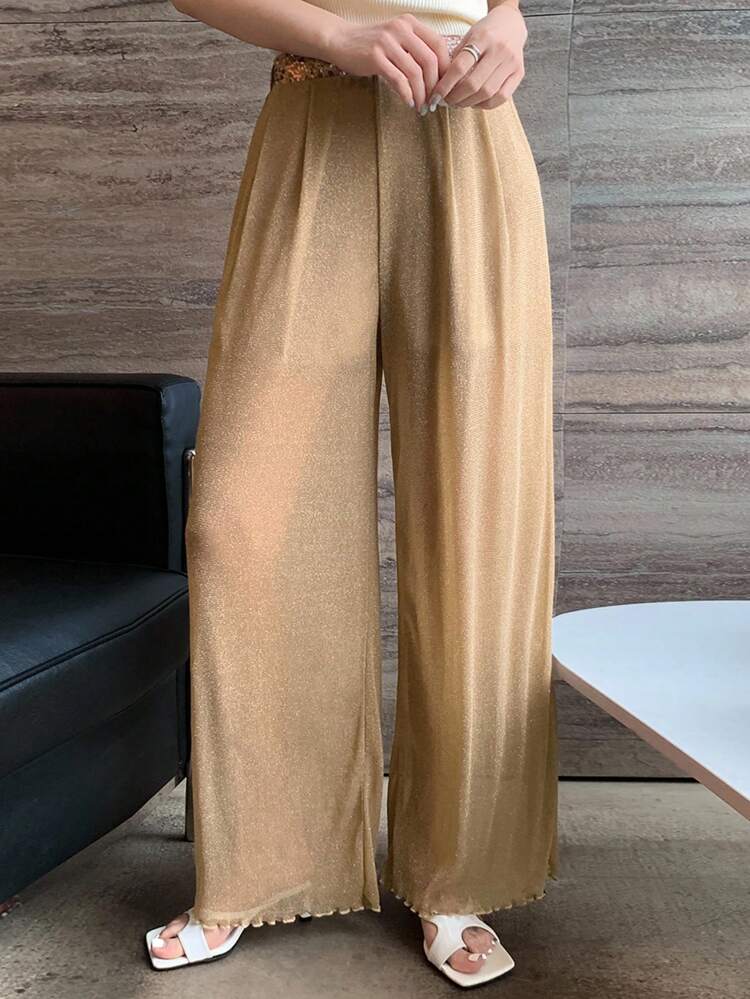 Women's Loose Casual Embellished Long Pants, New Autumn Collection