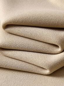 JNSQ Tween-Jungen 2-teiliges lässiges All-Match-Outfit-Set aus bedrucktem Grafikmix mit dicker und dünner Rippung, Rundhalsausschnitt, kurzärmeligem T-Shirt und taillierter Jogginghose - Khaki - Übersicht 11