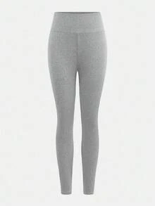 SHEIN 3pcs/Set Tween Girls' All-Match Versatile Knit Leggings, Buy 1 Get 2 Free, Casual Everyday Wear Long Pants Fall Winter - Multicolor - View 6