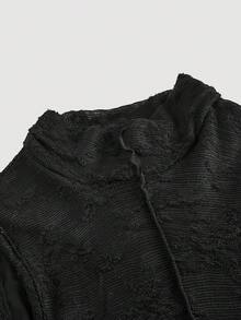 SHEIN MOD Vestido Longo Elegante Slim Fit Sem Mangas Feminino - Preto - Visão 3
