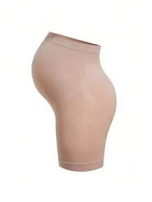 SHAPORA Maternity High Waist Tight Fit Solid Color Shaping Shorts