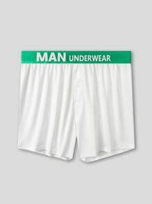 3pcs Men's Casual Lightweight Sports Underwear Shorts With Elastic Waistband, Comfortable Loungewear - Multicolor - View 4