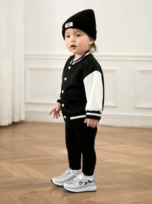 Rose Gold Flat Sneakers For Baby Toddlers - Multicolor - View 2