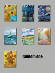 A4 空白艺术素描本，每本 30 张，随机选择 - 彩色 - 查看 4