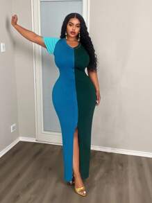 Slaydiva Nuevas llegadas de otoño e invierno, ropa de mujer para otoño/invierno, vestido de suéter talla grande, vestidos de cumpleaños para mujeres - Multicolor - Ver 10