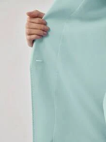 MOTF STUDIO 结构化单纽扣西装外套 - 綠色 - 查看 9