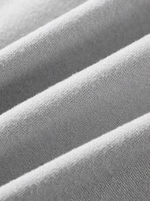 SHEIN EZwear 3 件套女士黑色、浅灰色、白色短袖短款休闲修身 T 恤，适合夏季 - 彩色 - 查看 4