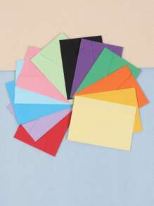 60 paquetes de 12 colores de sobres pequeños de 4.6 X 3.33 pulgadas, sobres de colores adorables y mini para Navidad, Acción de Gracias, Bodas, Fiestas de Cumpleaños, Suministros, Tarjetas y Semillas - Multicolor - Ver 5