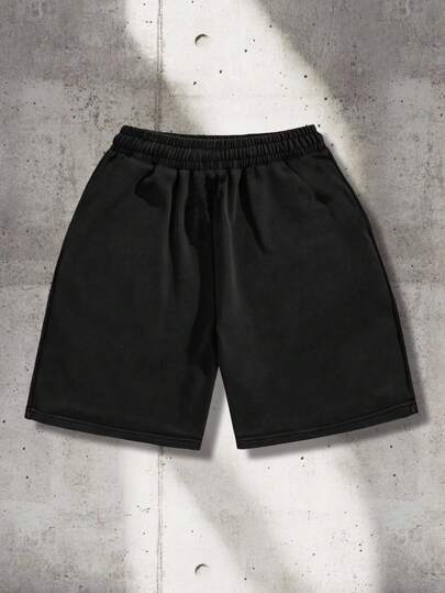 Street Life Pantalones cortos de verano para hombres con diseño decorativo de adorno con cuentas