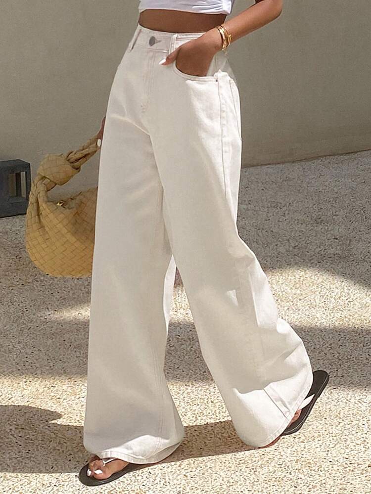 Women's Loose Casual Straight Leg Jeans, Summer New Arrival