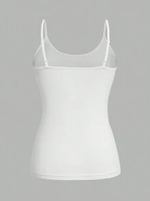 SHEIN EZwear 4件套女士休闲简约吊带背心，适合夏季 - 彩色 - 查看 12