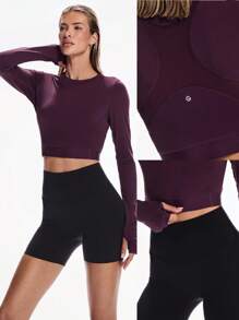 GLOWMODE Tough Sport 吸汗速干提花网眼后背弹力带双色上衣 耐冲击跑步慢跑训练健身房工作室日常运动服 - 櫻桃可樂 - 查看 7