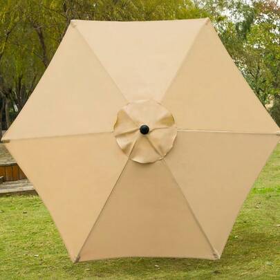 SHEIN 1 Piece Of Replacement Cloth For Roman Umbrella, Beach Umbrella, Sun Umbrella Cover Excluding Umbrella Frame. Please Refer To The Picture Size For Purchase.