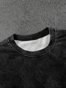 Manfinity Roghcode Manfinity Streetrush Men's Fashion Casual Statue Of Liberty Print Round Neck Short Sleeve T-Shirt, 2000s Style - Multicolor - View 3