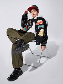 Boys' Spring And Autumn High-top Casual Sneakers