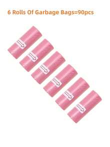 SHEIN 90 CÁI/6 Cuộn 30x22cm Túi đựng rác mini dùng một lần Túi đựng rác nhựa nhỏ cho nhà bếp, phòng tắm, văn phòng, nhà hàng, máy tính để bàn, vệ sinh, lưu trữ, lót thùng rác, chống rò rỉ, kiểm soát mùi hôi, nhà, du lịch, ô tô, cắm trại, vật dụng gia đình thiết yếu - Nhiều màu - Xem 13