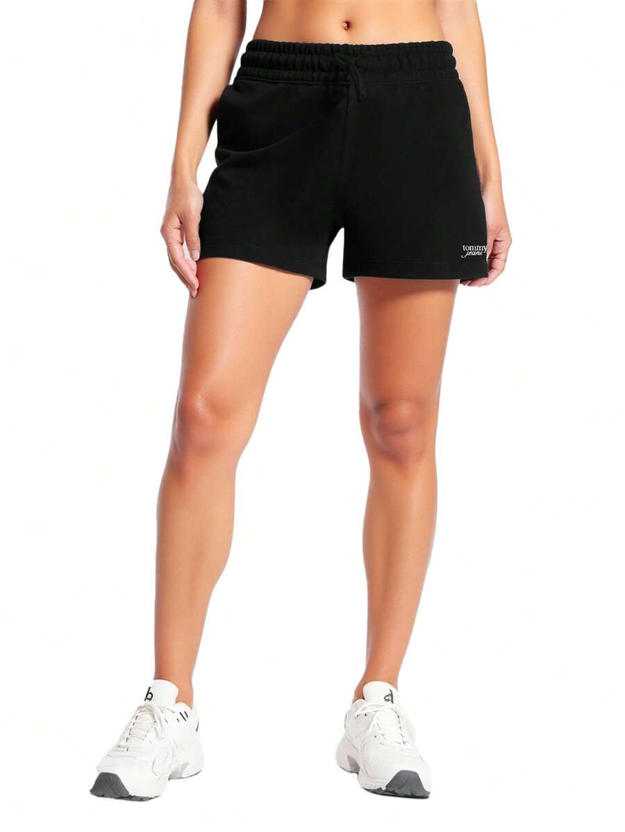 Tommy Hilfiger TJW SCRIPT SHORT EXT - Black - View 1