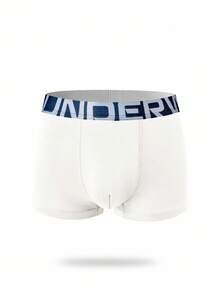 7pcs/Pack Tween Boy Letter Waistband Casual Boxer Briefs - Multicolor - View 5