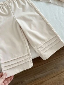 Vintaside Kids 女宝宝田园风休闲裤，百搭可爱的下装