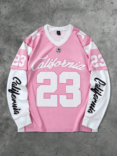 Prep Camiseta deportiva de 2 en 1 con eslogan y gráfico de nombre de ciudad de EE. UU. para hombres