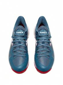 Diadora Men B.Icon 2 AG M Tennis Shoes 101179099 Blue - Green - View 4