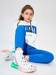 Boys Spring/Autumn Casual Sneakers, Lightweight, Breathable, Anti-Slip, Dual Layer Sole, Fashion, Soft & Comfortable, Suitable For Daily Wear, School, Students