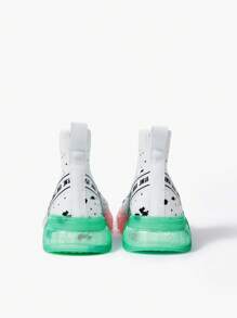 Boys Spring/Autumn Casual Sneakers, Lightweight, Breathable, Anti-Slip, Dual Layer Sole, Fashion, Soft & Comfortable, Suitable For Daily Wear, School, Students