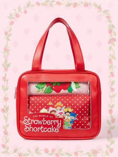 Cute Handheld Fashion Portable Kawaii 3 Pieces Cosmetic Bag Set