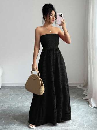 Rafferiza INS风女士露肩休闲度假连衣裙，夏季