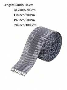 自粘式无需剪裁的下摆长度调节贴纸 - 轻松改变您的裤子！ - 灰色 - 查看 11