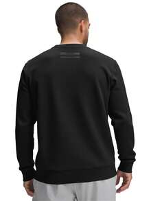 Hugo Boss 男士圆领长袖休闲宽松套头衫，百搭 - 001 Black - 查看 2