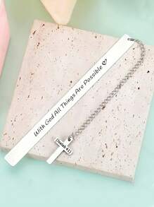 Stainless Steel Fine Bookmark Laser Engraving