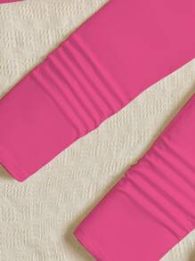 SHEIN Happikins 2pcs Young Girl Casual Cute Capybara Cartoon Animal Print Crew Neck Long Sleeve Sweatshirt And Leggings Set, Suitable For Autumn/Winter Fall - Multicolor - View 7