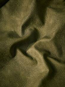 Shutterstock Y2Kool 绿色 V 领抽绳性感露背吊带上衣系带上衣系带上衣交叉上衣休闲 - 軍綠色 - 查看 7