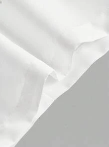 SHEIN MOD 深 V 领无袖束腰阔腿白色连体裤，女式阔腿连体裤，优雅白色连体裤，白色阔腿连体裤，女式白色连体裤，商务休闲女式，白色，女式优雅连体裤 - 白色 - 查看 4