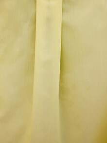 GENKIRA Plus Size Solid Color Front Button Loose Long Sleeve Pocket Shirt - Yellow - View 6