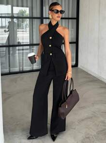 Lavishia Bộ đồ hai mảnh cho phụ nữ mặc hàng ngày Bộ đồ mùa hè cho phụ nữ Trang phục công sở giản dị cho phụ nữ Trang phục công sở giản dị cho phụ nữ Bộ đồ hai mảnh mùa hè cho phụ nữ Bộ đồ mùa hè cho phụ nữ Trang phục công sở giản dị cho phụ nữ Trang phục giáo viên cho phụ nữ Quần áo làm việc cho phụ nữ Trang phục công sở giản dị cho phụ nữ Trang phục công sở giản dị cho phụ nữ Trang phục công sở giản dị cho phụ nữ Trang phục công sở cho phụ nữ Trang phục công sở giản dị cho phụ nữ Phong cách tiền bạc cũ Quần áo làm việc cho phụ nữ - màu đen - Xem 3