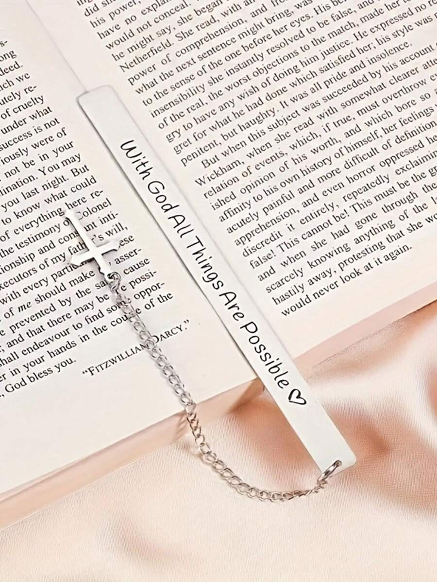 Stainless Steel Fine Bookmark Laser Engraving