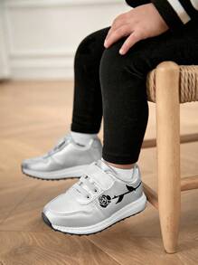 Rose Gold Flat Sneakers For Baby Toddlers - Multicolor - View 1