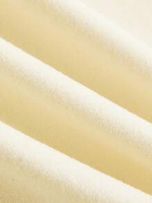 SHEIN EZwear 女士奶油黄色休闲性感吊带背心，适合夏季 - 黃色 - 查看 4