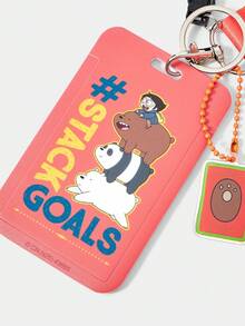 We Bare Bears X SHEIN 钥匙扣和钥匙链 - 紅色 - 查看 3