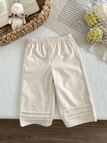 Vintaside Kids 女宝宝田园风休闲裤，百搭可爱的下装