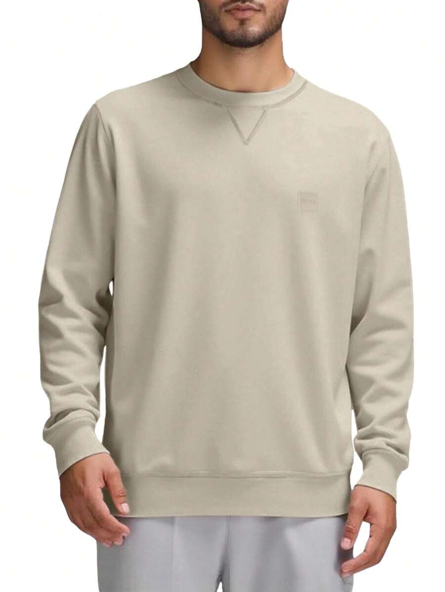 Hugo Boss 男士圆领长袖休闲百搭运动衫