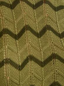 Nöista Women's Knit Mini Dress In Olive Green,Summer Casual Date Sleeveless Halter Neckline Elegant Wavy Stripes,Saint John Vacay Holidays Clothing - Army Green - View 6